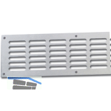 L�ftungsgitter 500 x 100 mm Edelstahl geschliffen