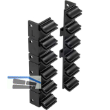 ALUMIS Sockelsystem KS-Klemmaufnahme rechts/links Kunststoff schwarz