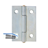 Scharnier DIN 7954 A schmal 40 x 26 mm, Stahl verzinkt