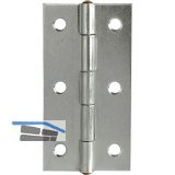Scharnier DIN 7954 A schmal 80 x 41 mm, Stahl verzinkt