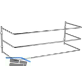 KESSEB�HMER Backblechhalterung horizontal verchromt