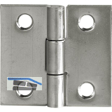 Scharnier DIN 7954 C quadratisch 30 x 30 mm Edelstahl