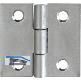 Scharnier DIN 7954 C quadratisch 30 x 30 mm Stahl verzinkt