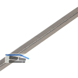 Stangenscharnier ungebohrt 3500 x 40 mm, Edelstahl 1.4301