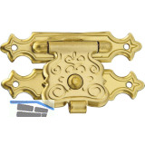 SCHMALE Kassettenverschluss, 32x20 mm, Stahl vermessingt