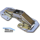 SISO Aufschraub-Gelenkscharnier, 103x44 mm, �W 90�, Stahl verzinkt