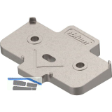 BLUM Winkelkeil kreuzform +5� Schraubversion, Zink, Distanzst�rke 3 mm