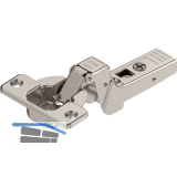 BLUM CLIP top Profilt�rscharnier 95�, 18 mm gekr�pft ohne Feder, Schrauben