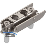 BLUM CLIP Exzenter Montageplatte gerade, Stahl, EXPANDO, Distanz 3 mm