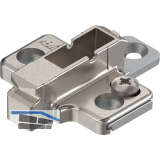 BLUM CLIP Kreuzmontageplatte, Zink, Systemschrauben Distanz 6 mm