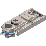 BLUM CLIP Exzenter Montageplatte gerade, Zink, Schrauben, Distanz 0 mm