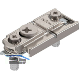 BLUM CLIP Exzenter Montageplatte gerade, Zink, EXPANDO, Distanz 0 mm