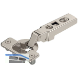 BLUM CLIP Standardscharnier 100�, gerade mit Feder, Einpressen