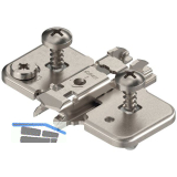 BLUM CLIP Exzenter Kreuzmontageplatte, Stahl, EXPANDO, Distanz 0 mm