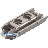 BLUM CLIP Exzenter Montageplatte gerade, Stahl, Schrauben, Distanz 0 mm
