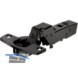 HETTICH SENSYS 8675 TH 52 Topfscharnier einliegend �W 110�, schwarz
