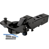 HETTICH SENSYS 8631i TH 58 Profilt�rscharnier einliegend ged�mpft �W 95� schwarz