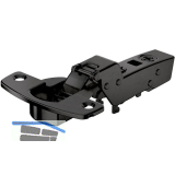 HETTICH SENSYS 8661 TH 52 Profilt�rscharnier einliegend �W 95� schwarz