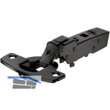 HETTICH SENSYS 8646i TH 52 D�nnt�rscharnier halb aufliegend ged. �W 110� schwarz