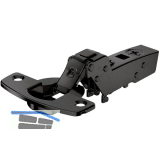 HETTICH SENSYS 8646i TH 52 D�nnt�rscharnier einliegend ged�mpft �W 110� schwarz