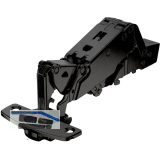 HETTICH SENSYS 8657i TH52 Null-Einsprungscharnier aufliegend ged. �W165� schwarz