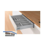 HETTICH OrgaTray 440 Besteckeinsatz T 380 - 440/Nennbreite 500 mm Silber