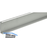 HETTICH Schiebet�r-Korpusabschlussleiste vordere T�r 2500 mm, Aluminium