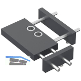 HETTICH AvanTech YOU Verarbeitungshilfe Practica 240 H77, Aluminium