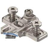 BLUM MODUL Kreuzmontageplatte f�r Stollenkonstruktion,Systemschraube,Distanz 3mm