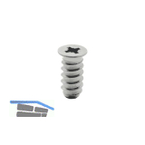 BLUM Systemschraube Senkkopf 6,0x20 mm, PZ, Stahl vernickelt