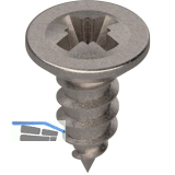 BLUM Blechschraube Senkkopf, 3,53x9,5 mm, PZ, Stahl vernickelt