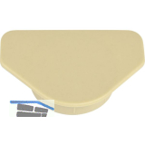 HENKE Scharniertopf Abdeckkappe mit Abdeckfl�che � 35 mm, Kunststoff beige