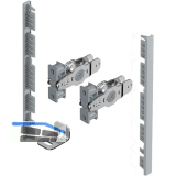 HETTICH AvanTech YOU Frontverbinder Zarge Innenfrontprofil H 139 silber