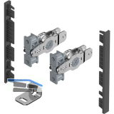 HETTICH AvanTech YOU Frontverbinder Zarge Innenfrontprofil H 101 anthrazit