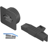 HETTICH AvanTech YOU Mitnehmer Innenfrontprofil anthrazit