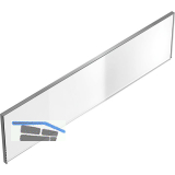 HETTICH AvanTech YOU Glaseinsatz Innenfront H 66 Seiten 19 mm Korpus 600 mm