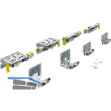 HETTICH TopLine XL Schiebet�rbeschlag-Set 2000 x 3000, 2-t�rig 32-40 mm