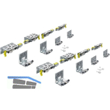HETTICH TopLine XL Schiebet�rbeschlag-Set 1000 x 3000, 4-t�rig 32-40 mm