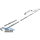 HETTICH TopLine XL Silent System D�mpfungs-Set, 3-t�rig 30-80 kg, grau