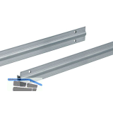 HETTICH TopLine L - D�nnt�r Ausrichtbeschlag, Aluminium eloxiert