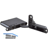 ANKOR DS-19/27 Einlass-Scharnier rechts unten/links oben mit Push, titanf�rbig