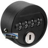 HETTICH Zahlenschloss 60 Fixcode, Zamak/Kunststoff schwarz