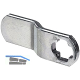 HETTICH Schlossriegel gekr�pft T�rst�rke 14 - 18 mm, Stahl vernickelt