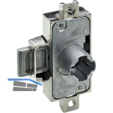 HETTICH Drehstangenschloss mit Innenvierkant, Dornma� 25 mm, L16, vernickelt