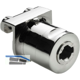 HETTICH PRESTIGE 2000 Zylinder-Glast�rschloss Typ 324.02, vernickelt hochglanz