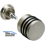 HETTICH PRESTIGE 2000 M�belknopf Typ 474, vernickelt matt