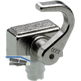 HETTICH PRESTIGE 2000 Schlie�haken zum Einpressen, rechts, Stahl vernickelt