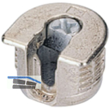 HETTICH VB 35 M Exzenter-Verbindungsbeschlag Plattenst�rke 16 vernickelt