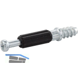 HETTICH RASTEX 15 Twister Einschraubd�bel Direktgewinde, Korpus 16mm,Spannma� 30