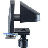 HETTICH Blendenhalter zum Festklemmen, Tischplatte 15-34 mm, Kunststoff schwarz